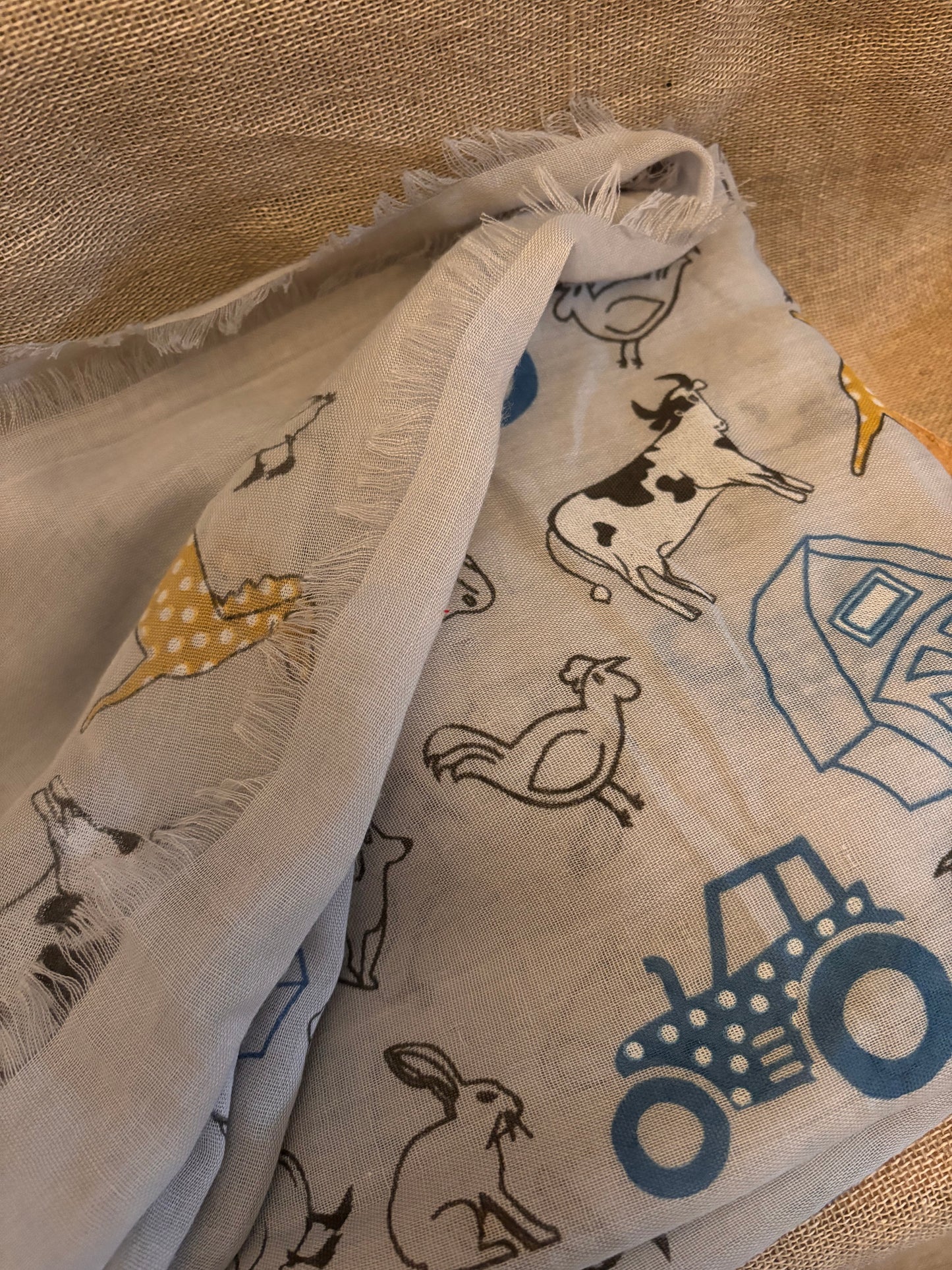 Farmyard fun scarf