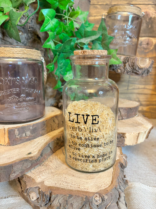 Kitchen storage jar