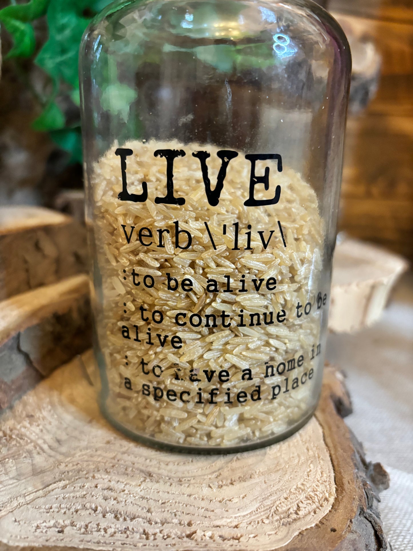 Kitchen storage jar