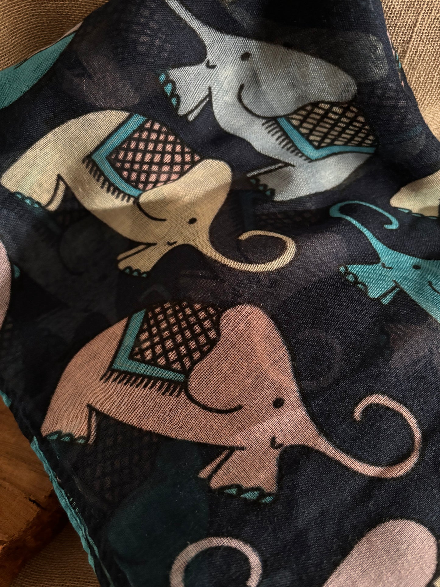 Elephant scarf