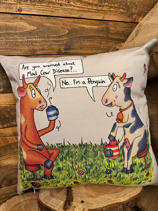 Mad Cow Cushion