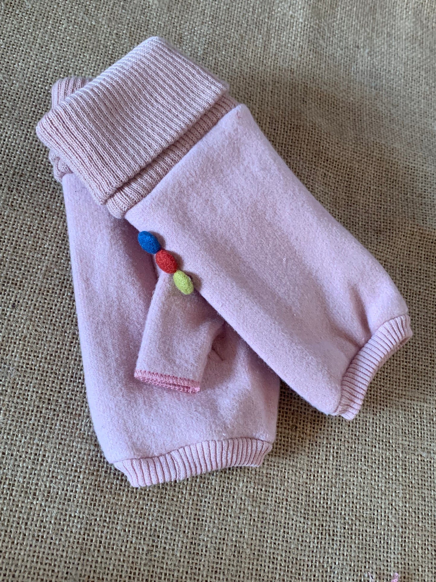 Fingerless knitted - Pink