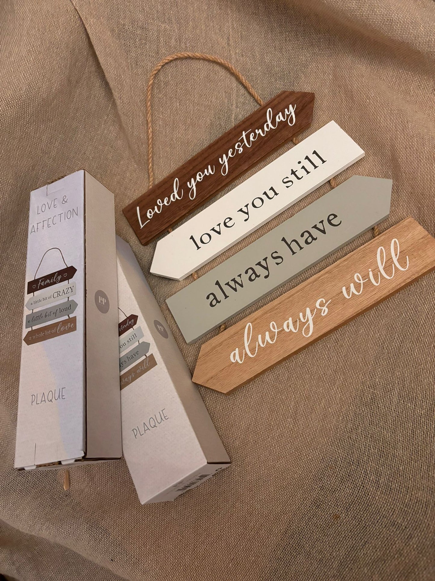 Loved you yesterday, love you still - Wall plaque